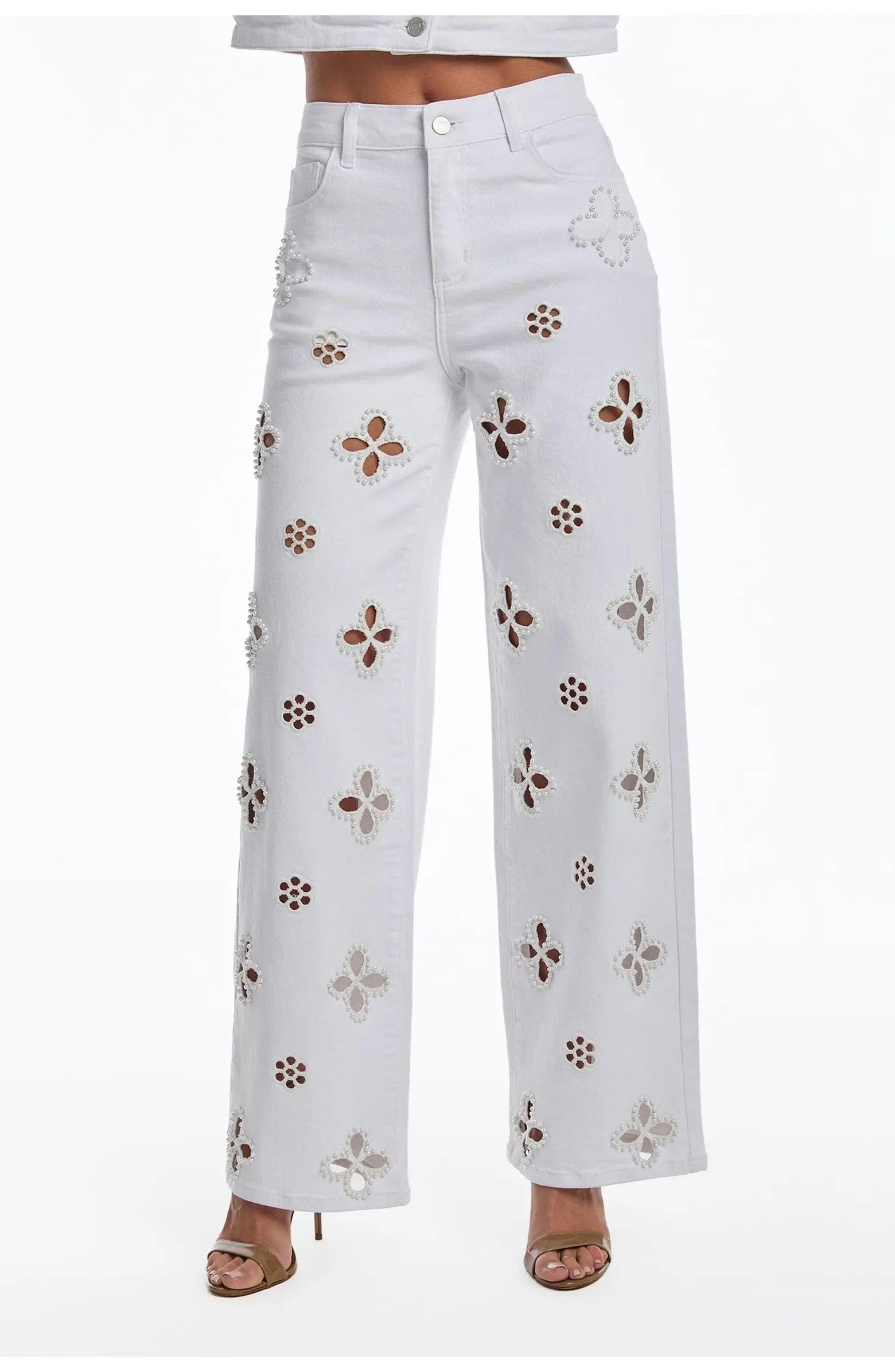 Kaia Pearl High Rise Jean Petite | Nordstrom