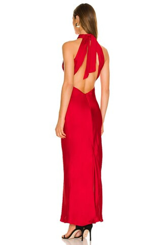 Bardot Amalfi Maxi Slip Dress in Fire Red from Revolve.com | Revolve Clothing (Global)