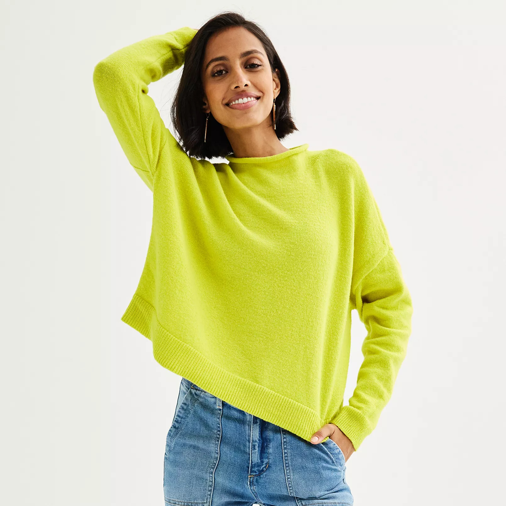 Women's Sonoma Goods For Life® Funnel Neck Sweater | Kohl's