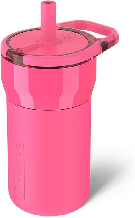BrüMate Leap 12oz 100% Leakproof Kids Tumbler with Handle and Silicone Soft Straw | Drop Resista... | Amazon (US)