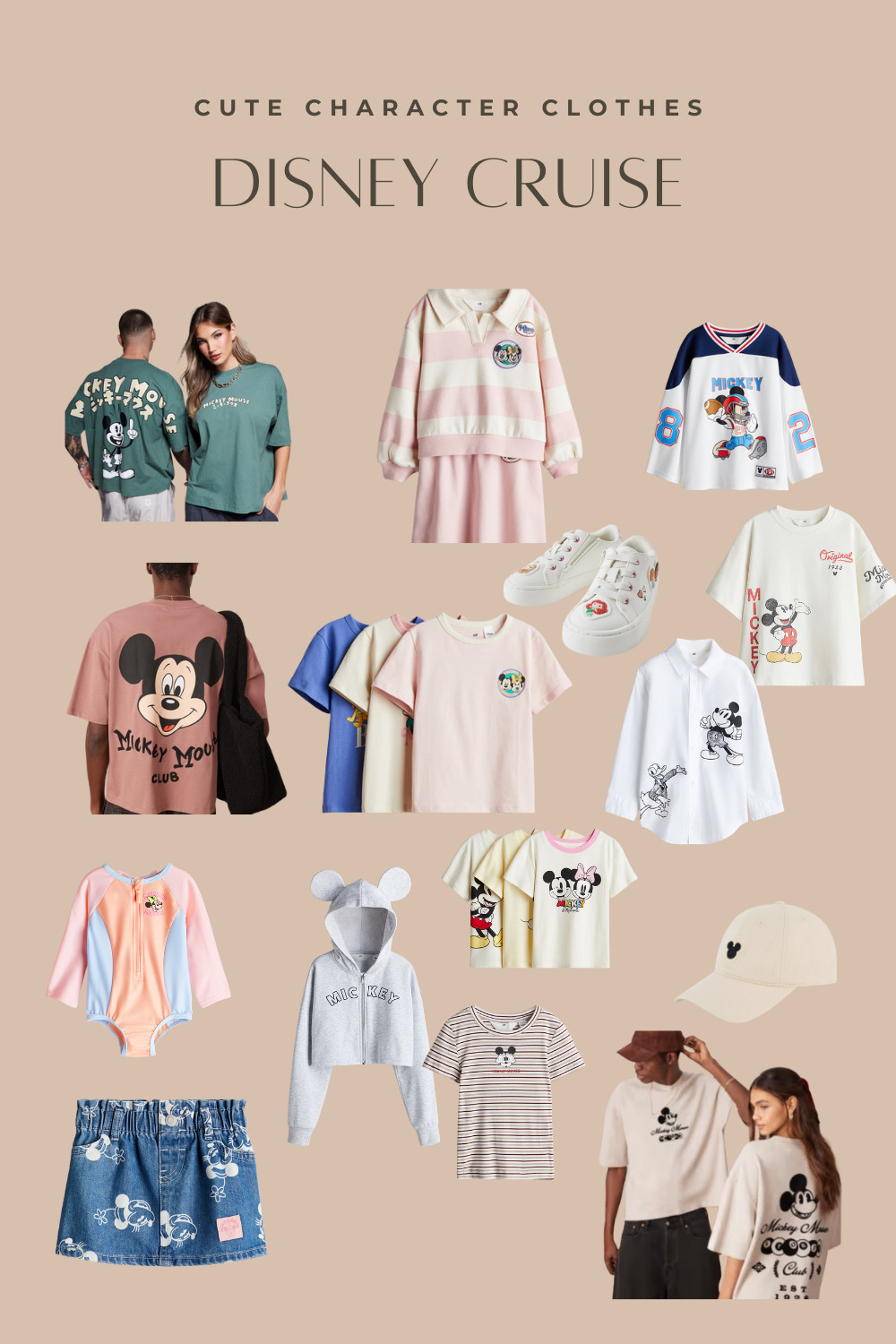 Cute and subtle character clothes for the whole family!  

 #LTKTravel #LTKKids #LTKFamily