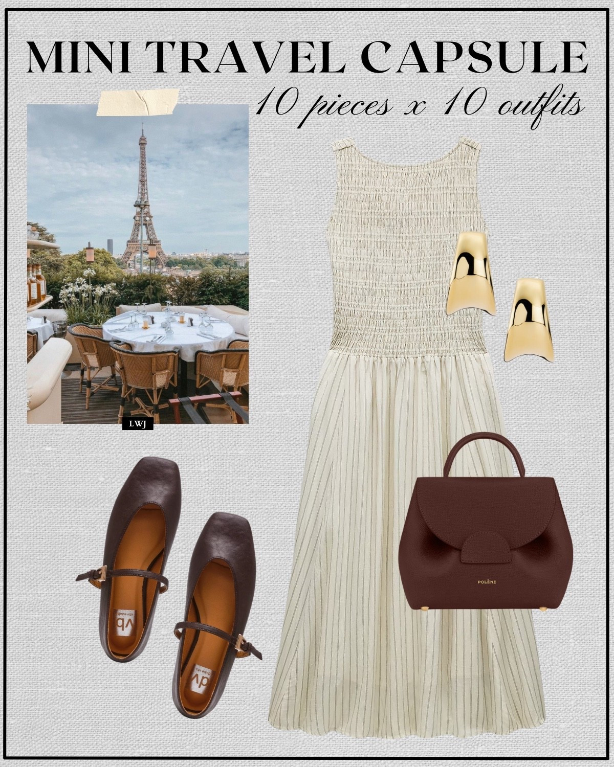 Mini travel capsule Paris edition 

Spring style / spring capsule / Europe vacation / classic and minimal style 

#LTKTravel #LTKootd