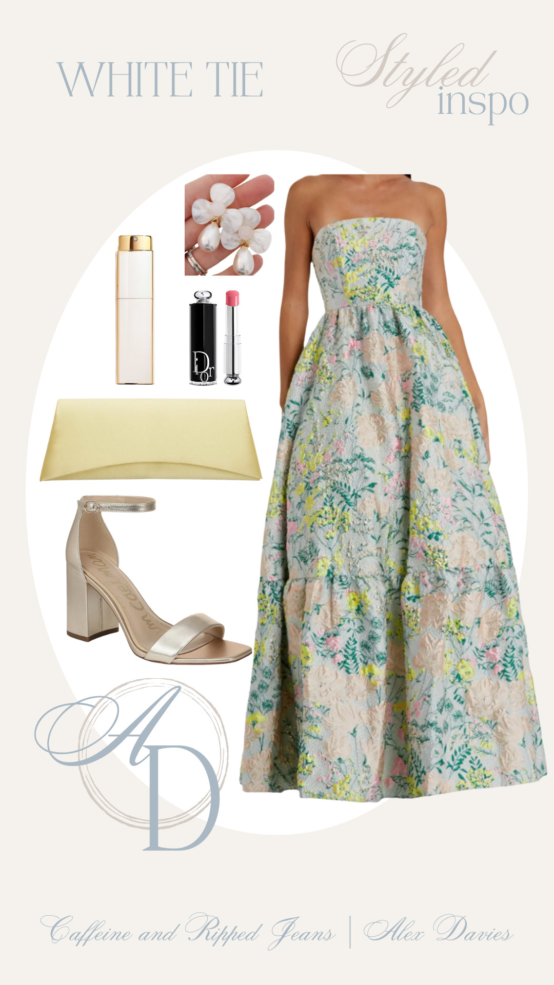 // wedding guest attire: white tie // wedding guest dress // spring wedding attire // formal wedding attire for spring // 

 #LTKootd #LTKSeasonal #LTKWedding