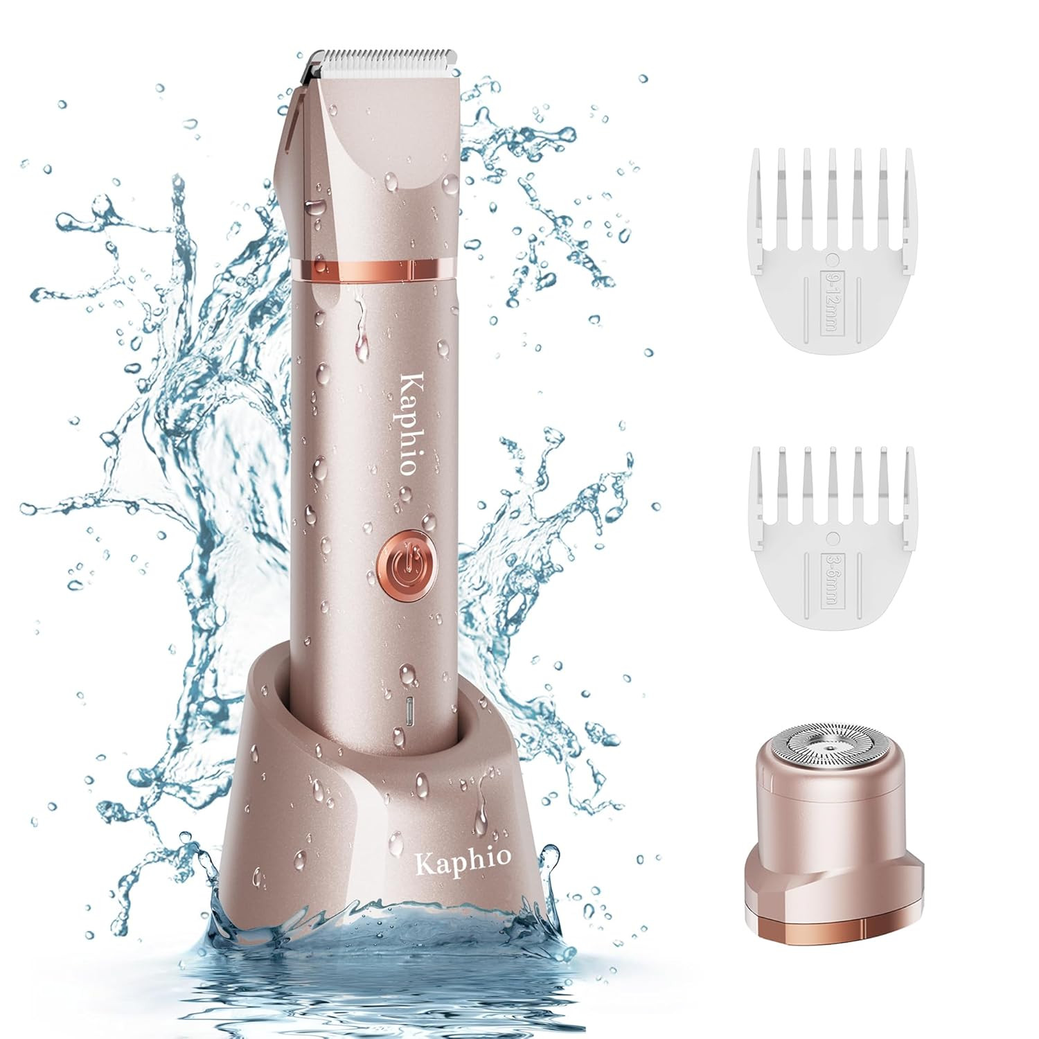 Bikini Trimmer for Women Pubic Hair: 2 in 1 Electric Razors for Women - Rechargeable Electric Sha... | Amazon (US)