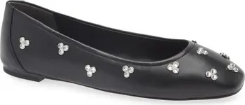 Stuart Weitzman Tammy Crystal Embellished Ballet Flat (Women) | Nordstromrack | Nordstrom Rack