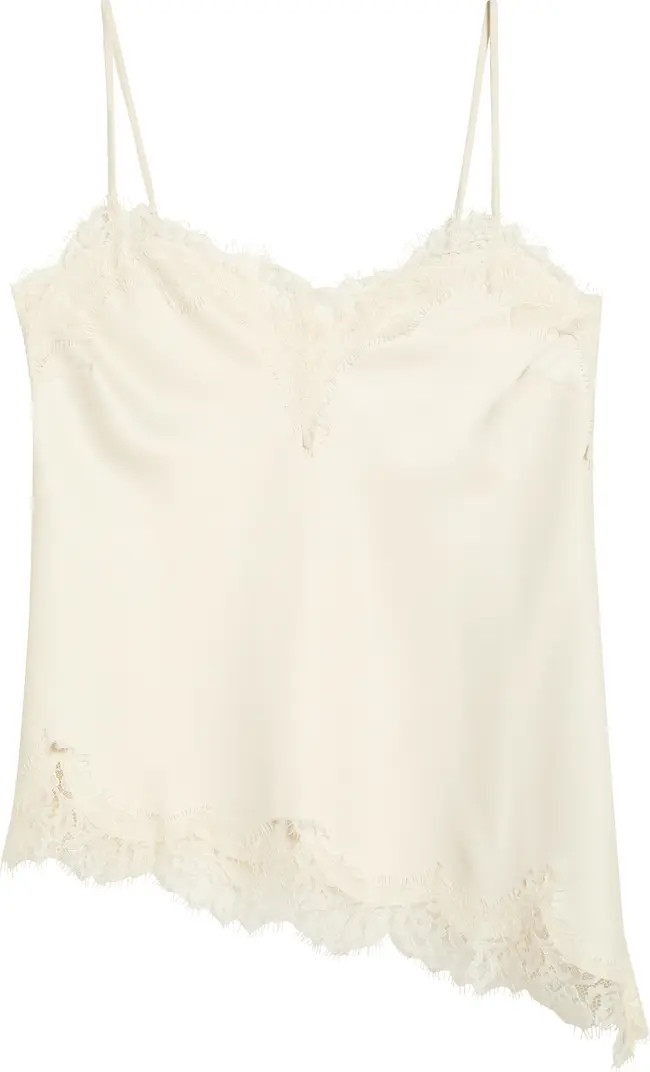 Lace Trim Satin Camisole | Nordstrom