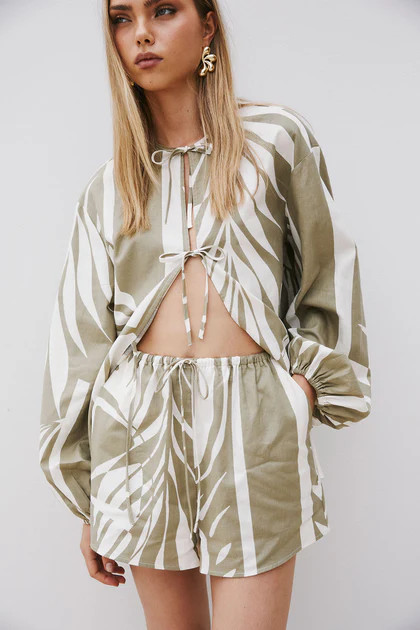 Berkley Shorts - Palm | Sabo Skirt US