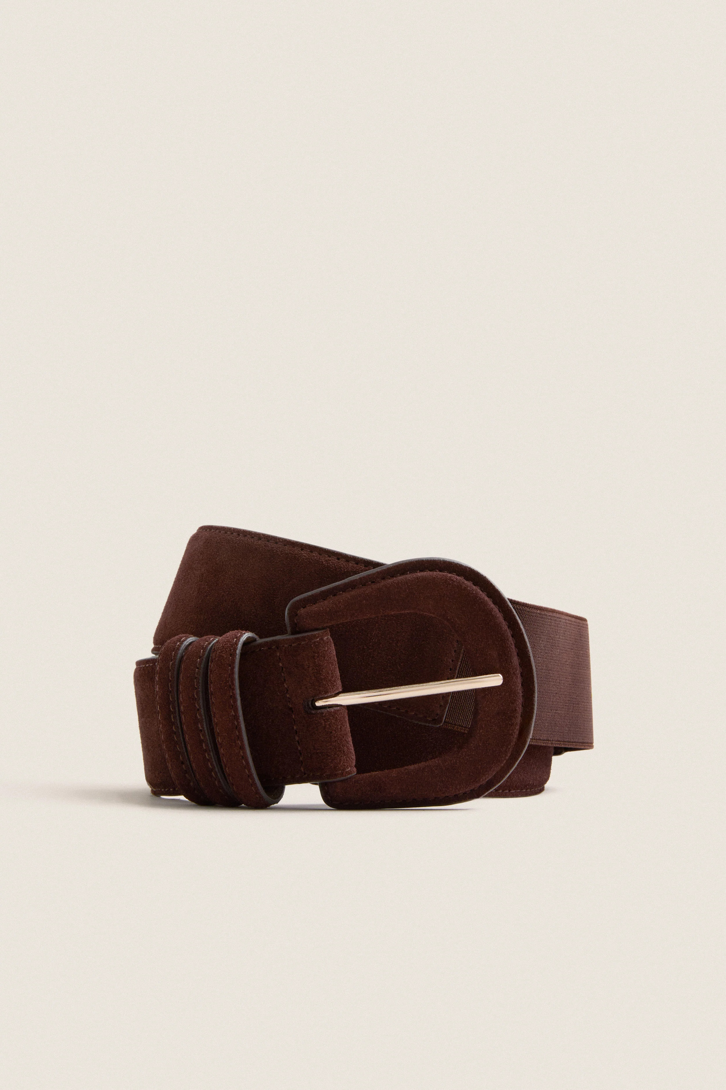 Dark Chocolate Suede Waist Belt | Tuckernuck (US)