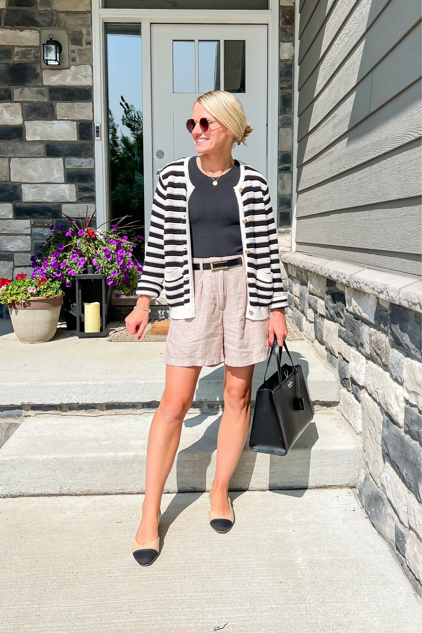 What I wore this week! Top- small || cardigan- small || shorts- old, linked similar 

#LTKStyleTip #LTKSeasonal #LTKSaleAlert