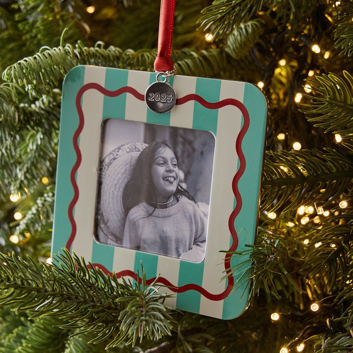 Stripe Frame Ornament | West Elm (US)