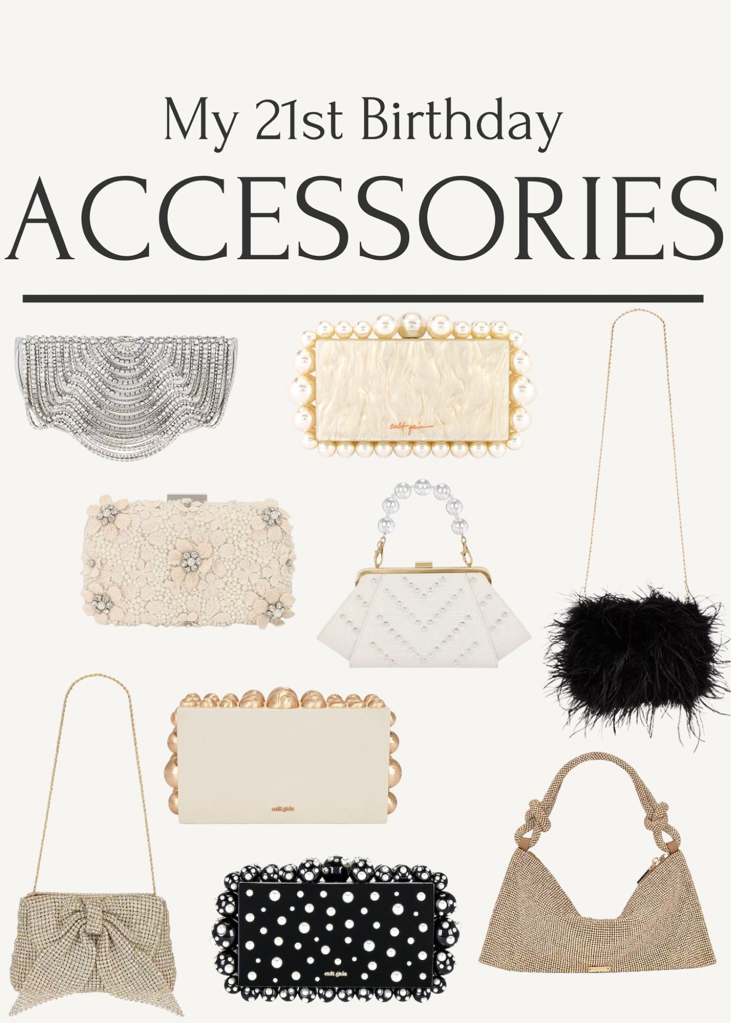 Birthday Accessories!! #birthdaybags #bdaybags #birthdayaccessories #bags #clutches #sparkleclutch

#LTKitbag #LTKstyletip #LTKU