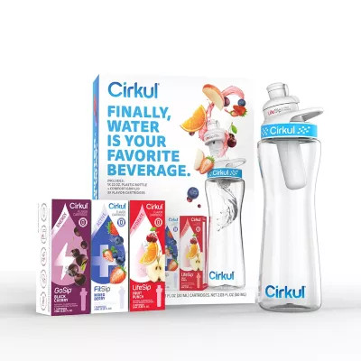 Cirkul® Starter Kit with 22 oz. Plastic Bottle and 3 Flavor Cartridges | Bed Bath & Beyond