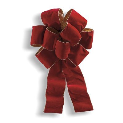 Christmas Cheer Bows, Set of Four | Frontgate | Frontgate
