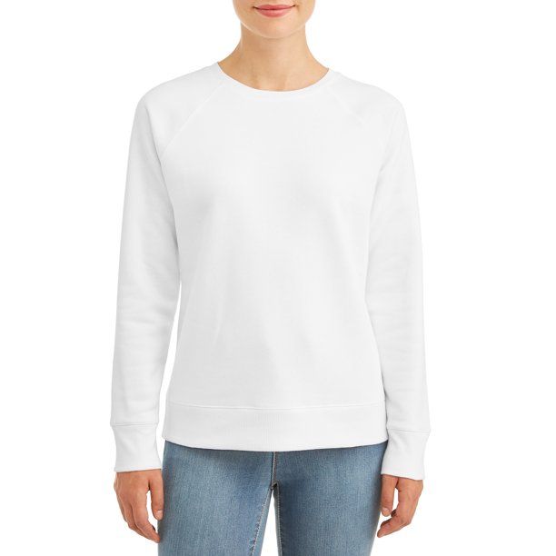 Time and Tru Women's Athleisure Women's Fleece Sweatshirt - Walmart.com | Walmart (US)