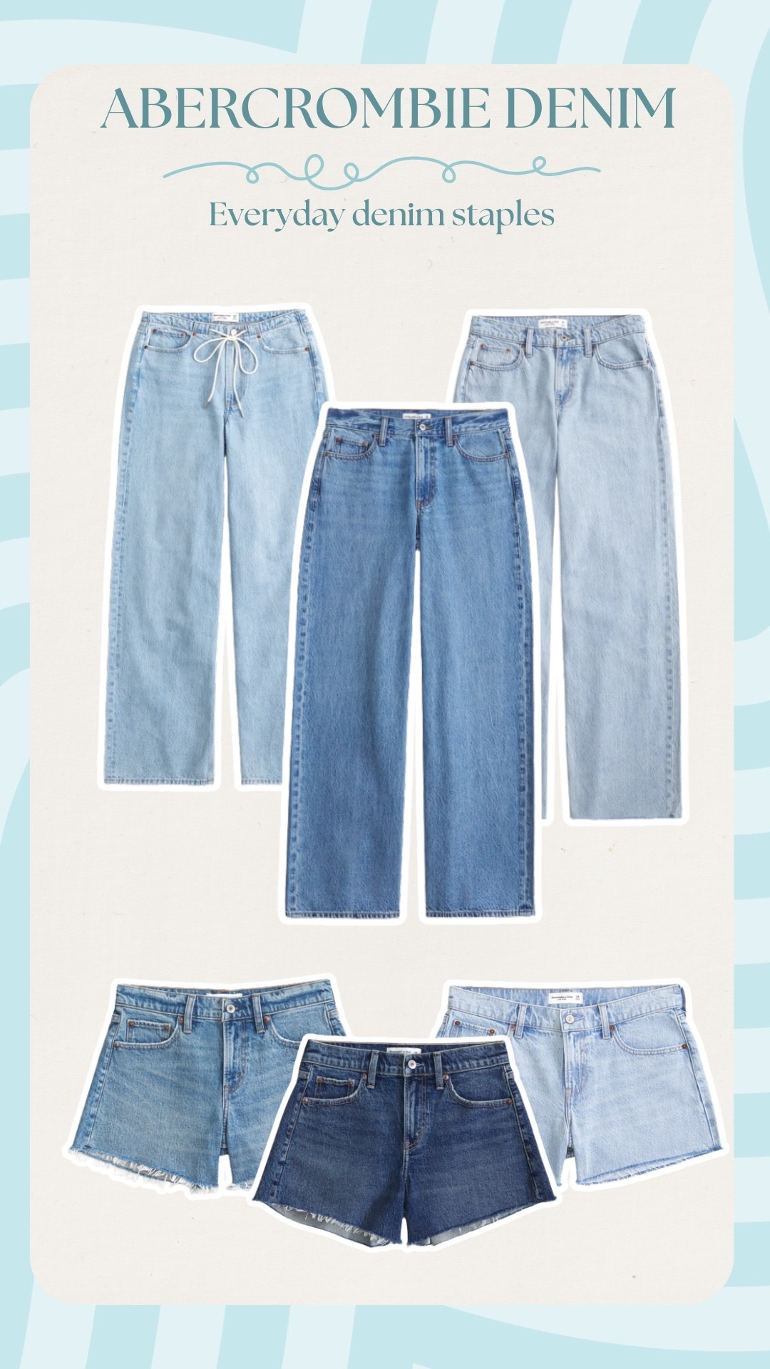 Shop my denim staples 🫶🏼

Abercrombie finds 

#LTKootd