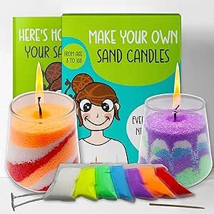CraftStarter DIY Candle Making Kit for Adults Beginners and Kids - No Need to Melt, Includes All ... | Amazon (US)