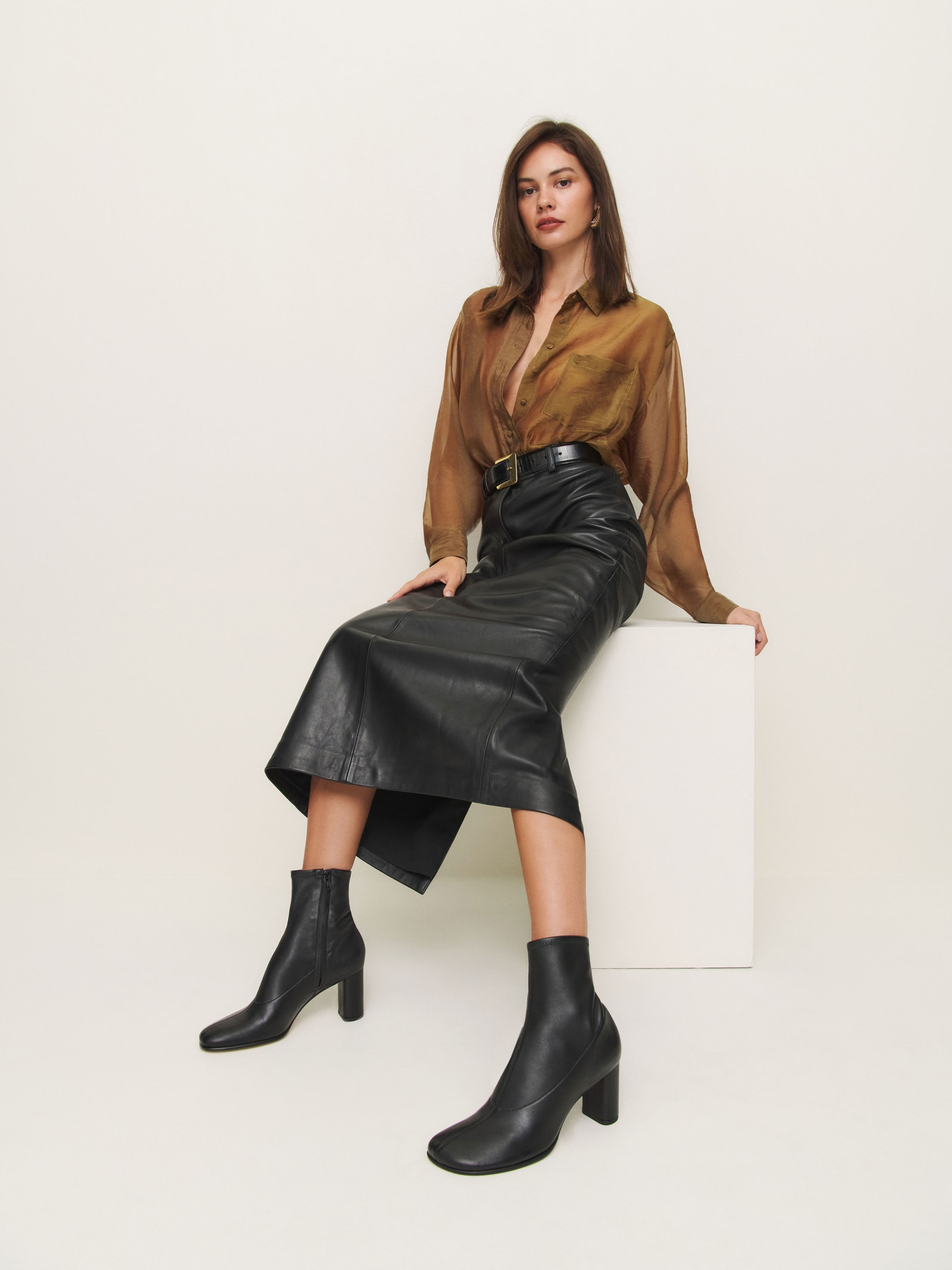 Presley Ankle Boot | Reformation (Global)