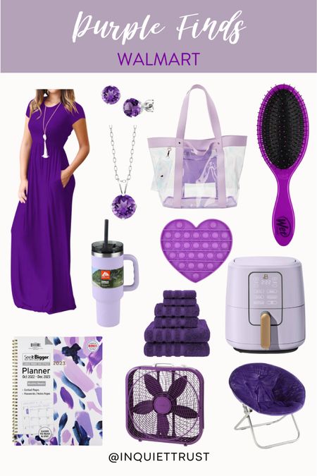Here are some cute and fun purple finds from Walmart!

#fashionfinds #travelessentials #homefinds #vacationstyle

#LTKhome #LTKunder100 #LTKFind