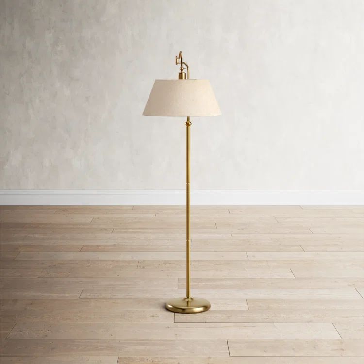 Theodora 60.25'' Dimmable Swing Arm Floor Lamp | Wayfair North America