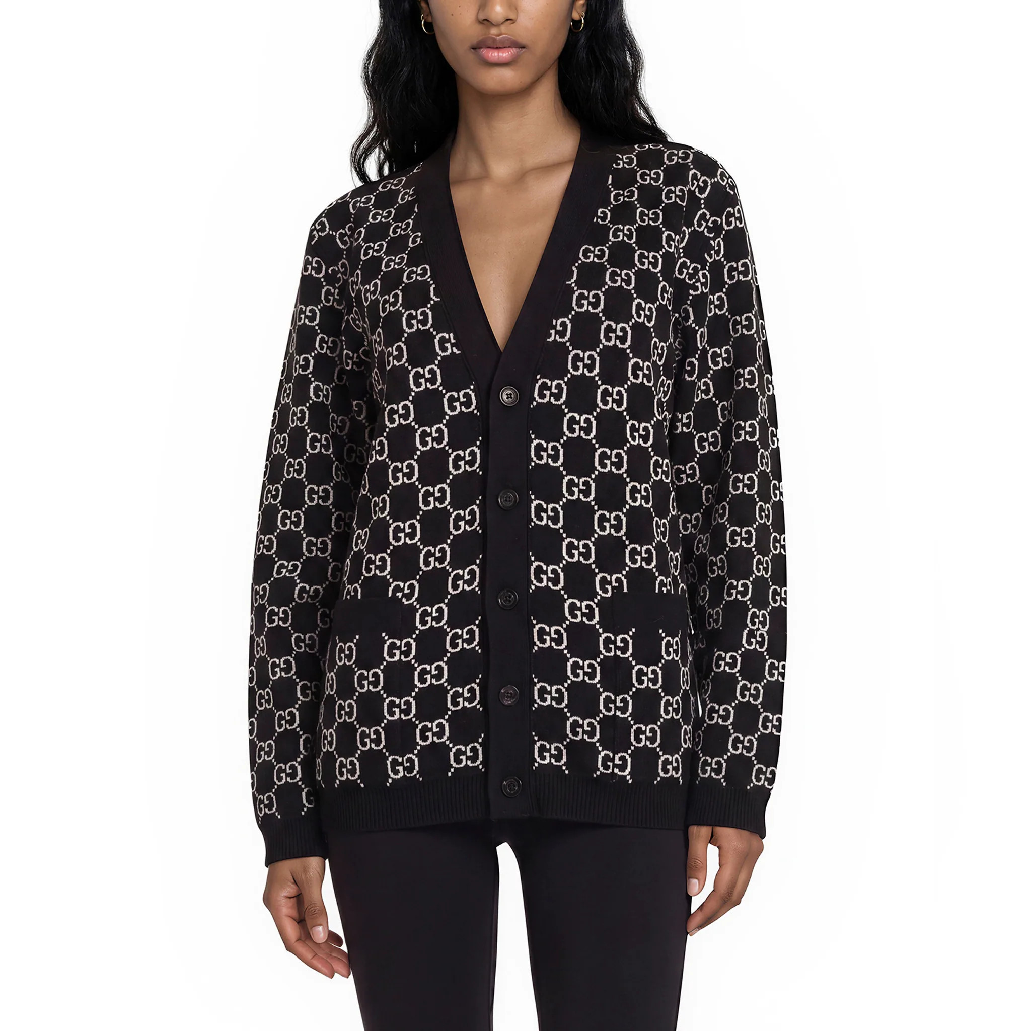 Gucci Reversible GG Cardigan - Overstock - 44295231 | Overstock