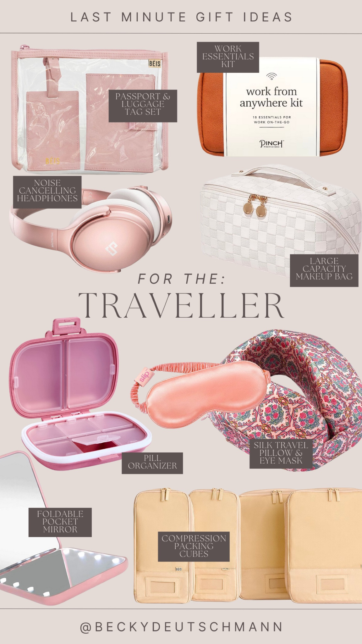 Last minute gift ideas for the traveller in your life ✈️🤍

(Gift ideas, gift guide, holiday gifts, gifts for her, traveling, travel essentials, Christmas present ideas) 

#LTKtravel #LTKGiftGuide
