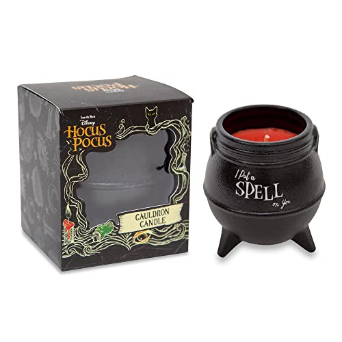 Disney Hocus Pocus I Put A Spell On You Ceramic Cauldron Candle | Lemongrass Fragrance with 30-Ho... | Amazon (US)