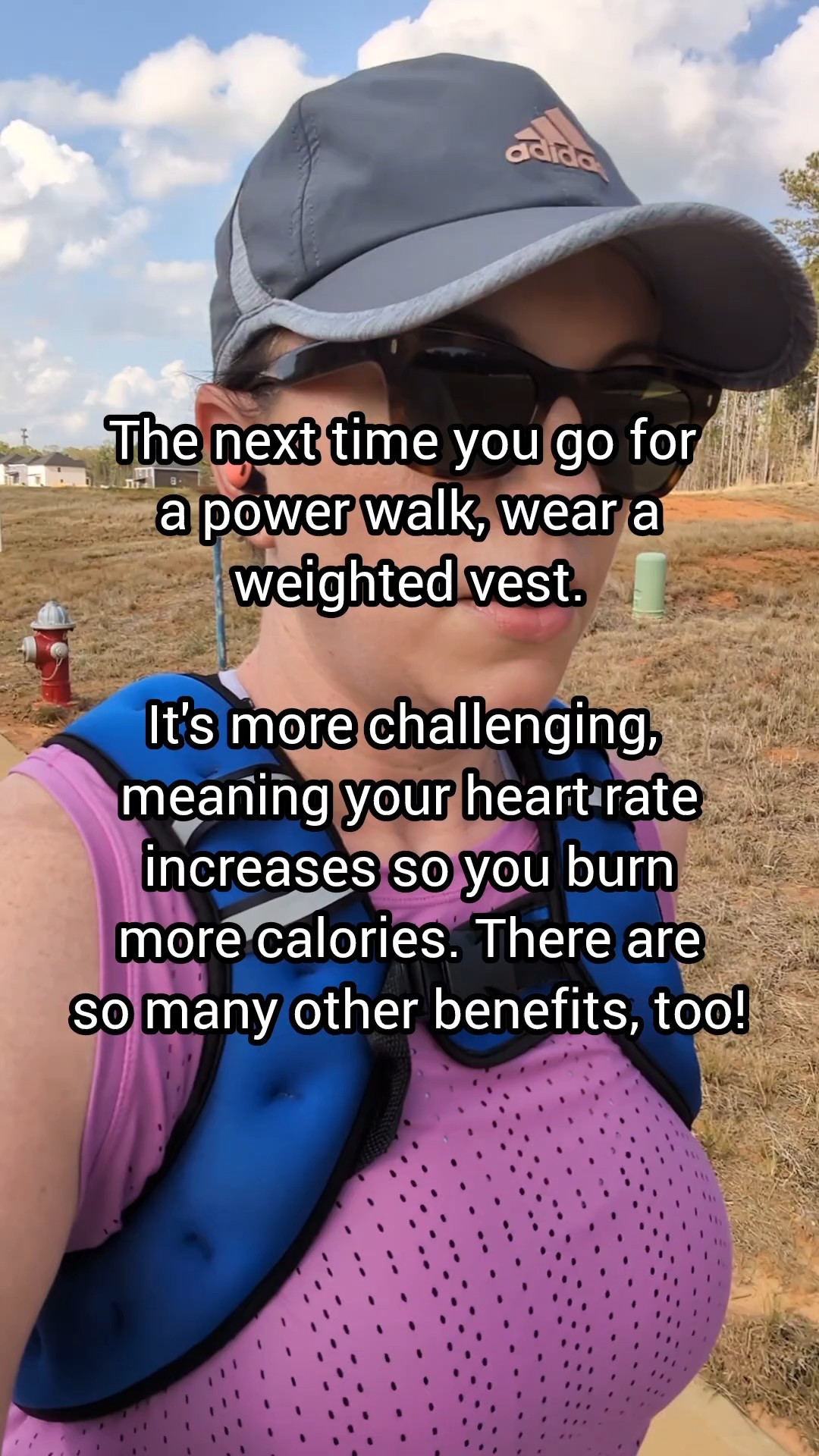 A weighted vest makes a huge difference! I use a 12 lb one, but get the right one for you! #fitnessover40 

#LTKOver40