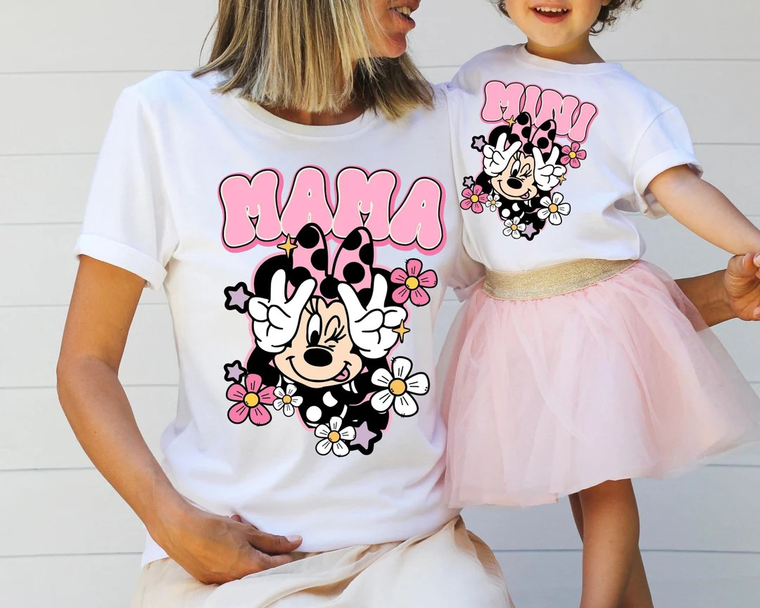 Minnie Mama Mini Shirt, Minnie Mama Shirts, New Mom Gift, Baby and Mama Tshirt, Mother Day Gifts ... | Etsy (US)