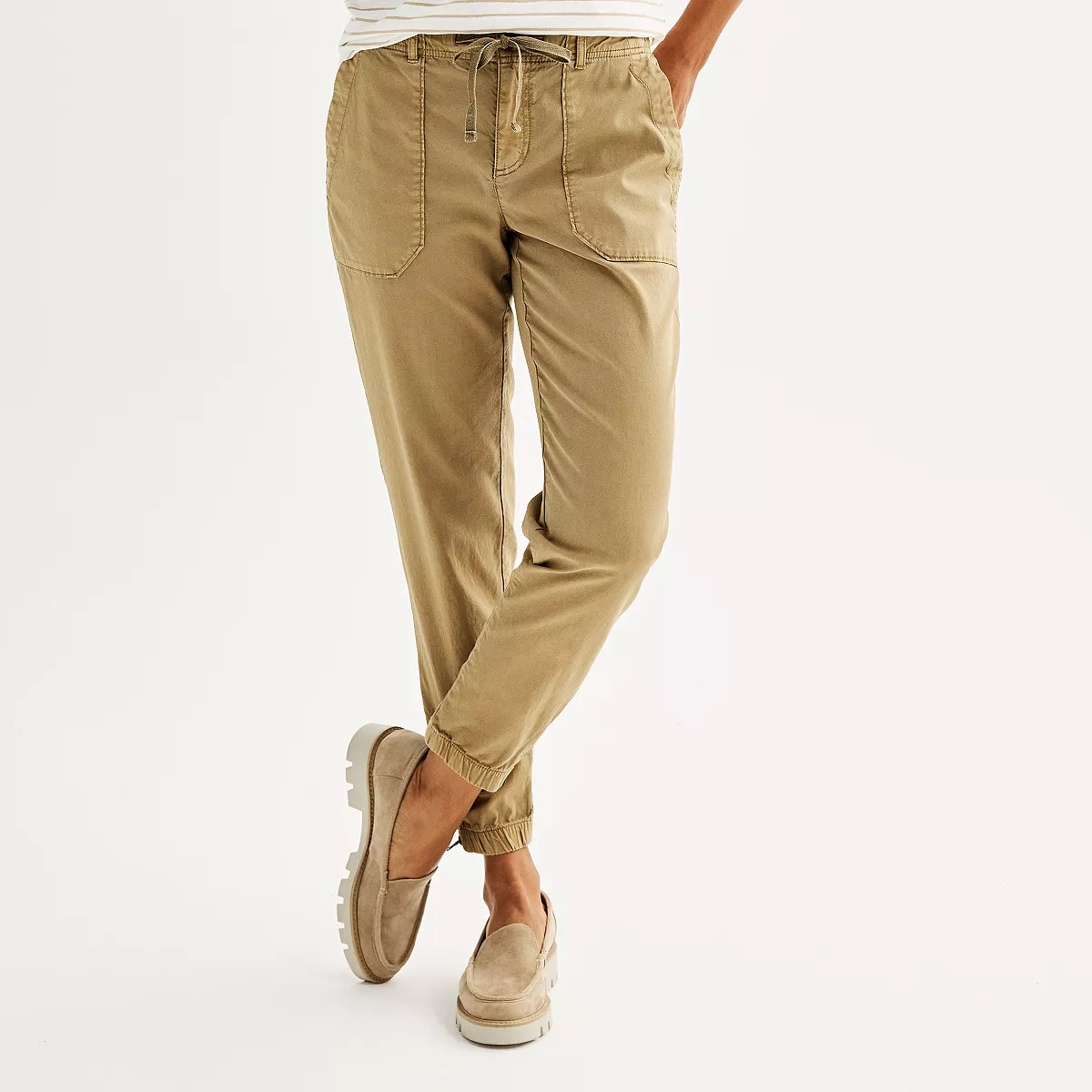 Women's Sonoma Goods For Life® Mid-Rise Utility Jogger Pants | Kohl's