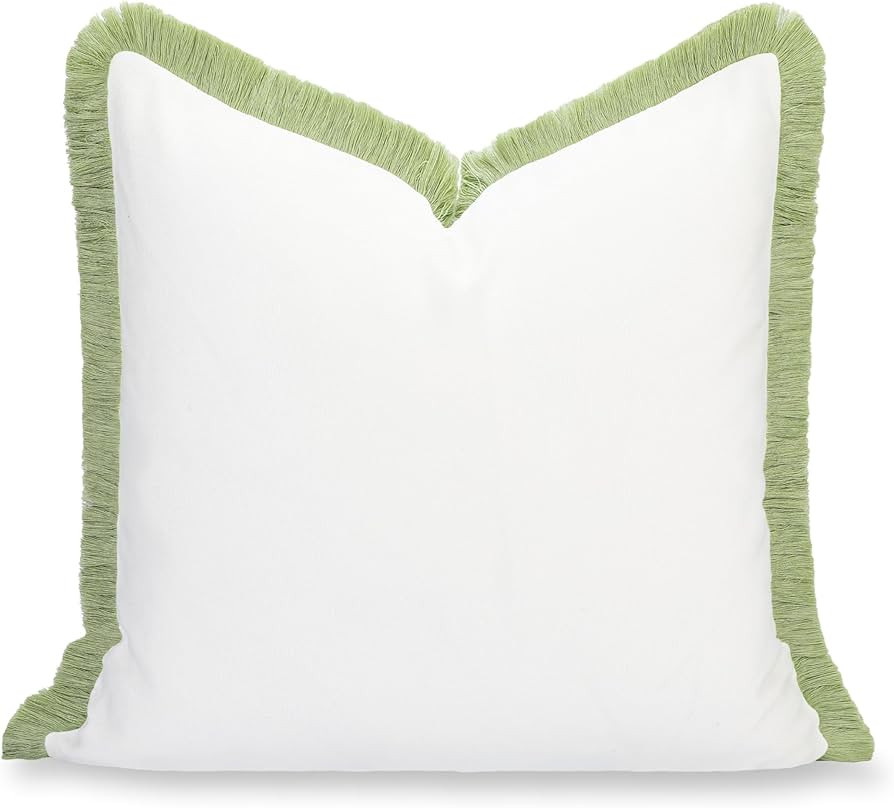 Hofdeco Premium Grandmillennial Coastal Hampton Patio Indoor Outdoor Throw Pillow Cover Only, 22"... | Amazon (US)