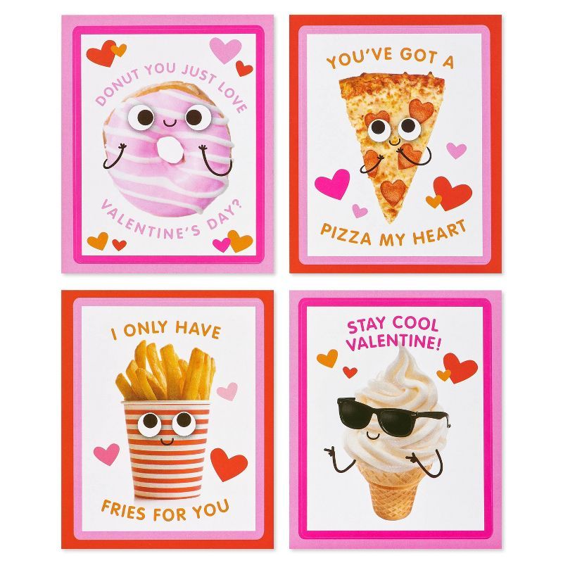 28ct Valentine's Day Food Character Stickers | Target