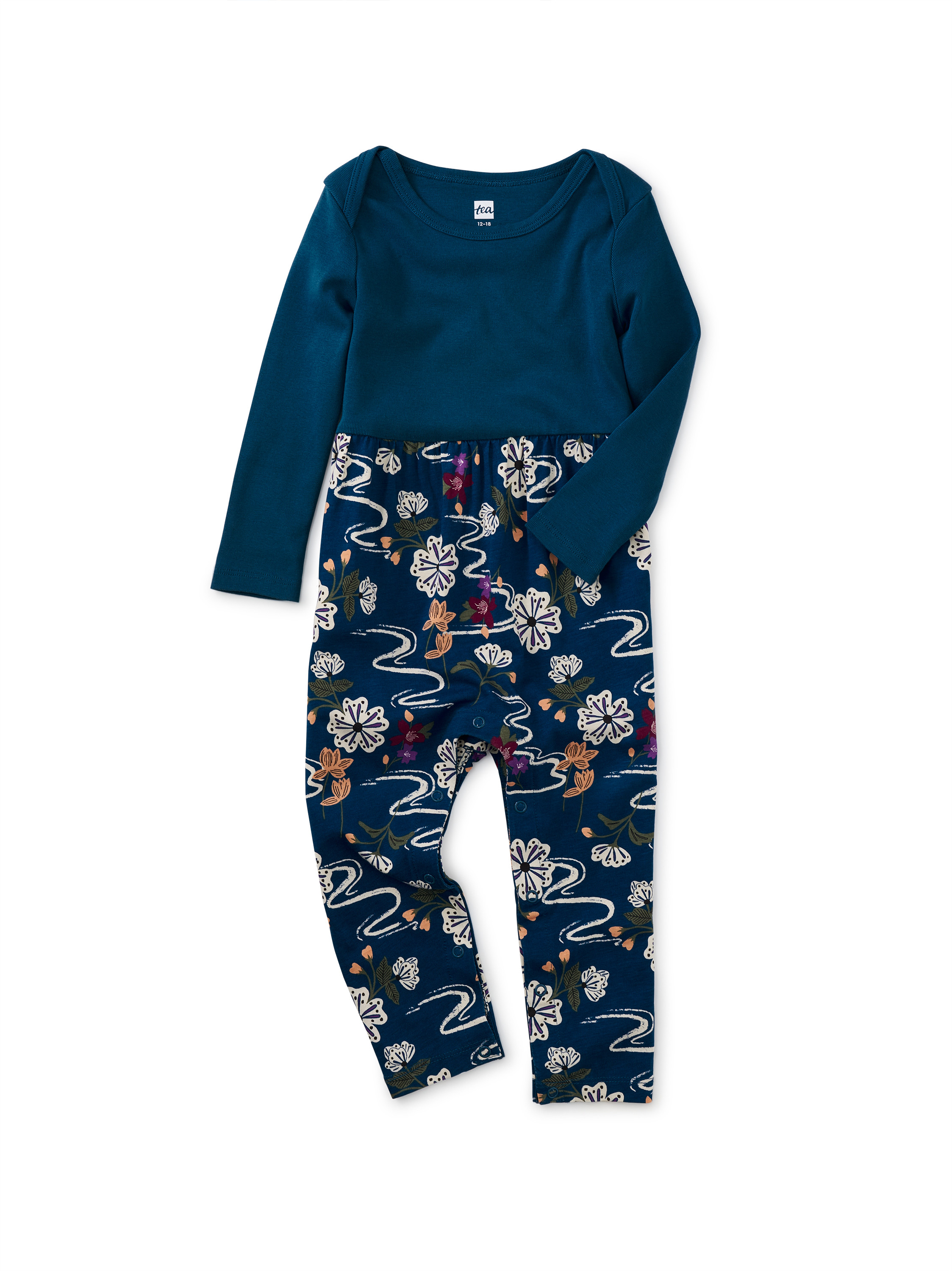 Print Mix Baby Romper | Tea Collection