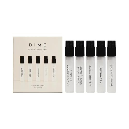 DIME Beauty Perfume Sampler, Hypoallergenic, Clean Perfumes, Eau de Toilette For Women (Set of 5, 2 ml) | Amazon (US)