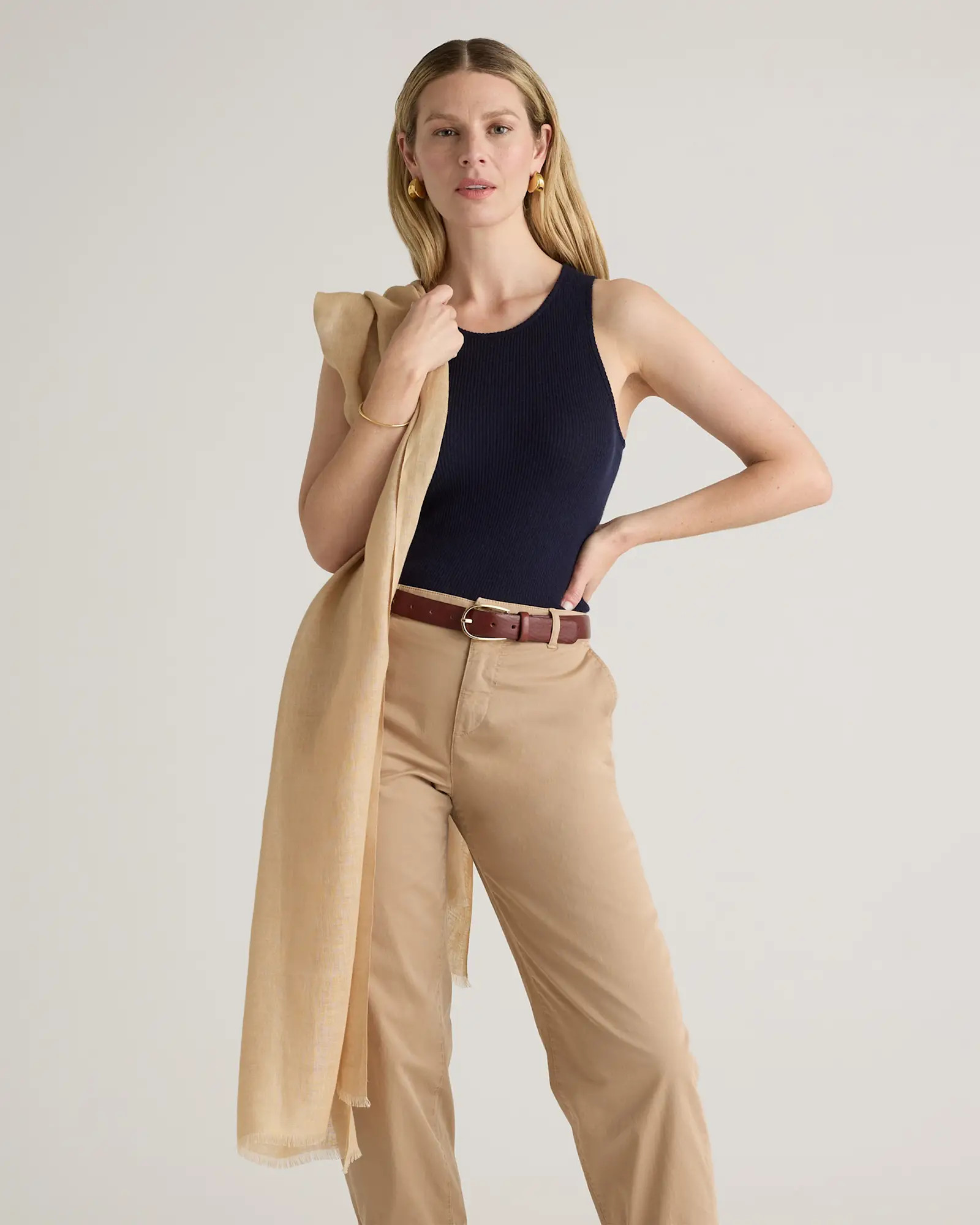 100% European Linen Scarf | Quince