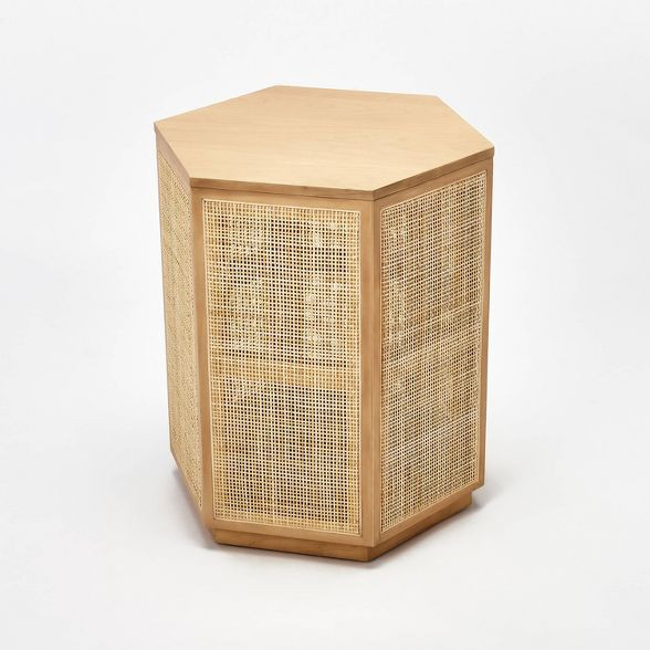Lomita Rattan Accent Table Natural - Threshold™ designed with Studio McGee | Target