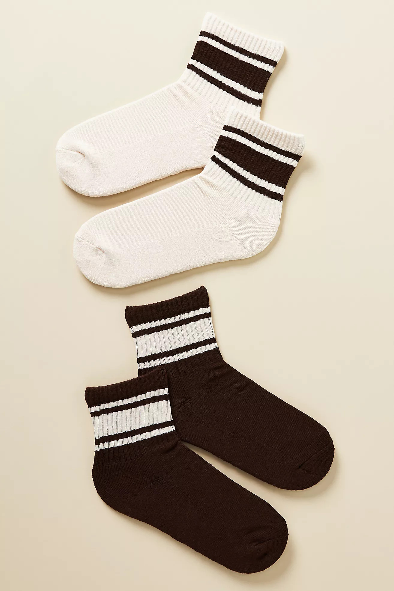 Daily Practice by Anthropologie Athletic Socks, Set of 2 | Anthropologie (US)