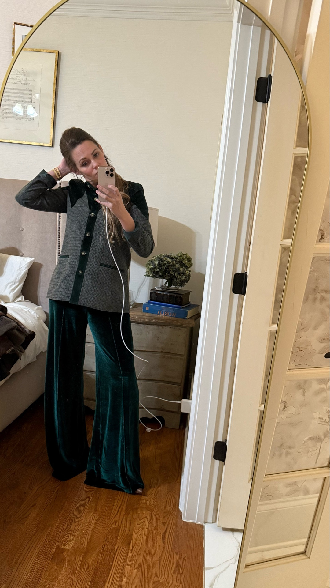 Filmed earlier this week and haven’t been able to share until now! Some great pieces for the holidays! Emerald green, green velvet, holiday outfit, holiday styling, green velvet set, green velvet maxi dress, green velvet gown, green velvet blazer  

#LTKTall #LTKHoliday #LTKSeasonal