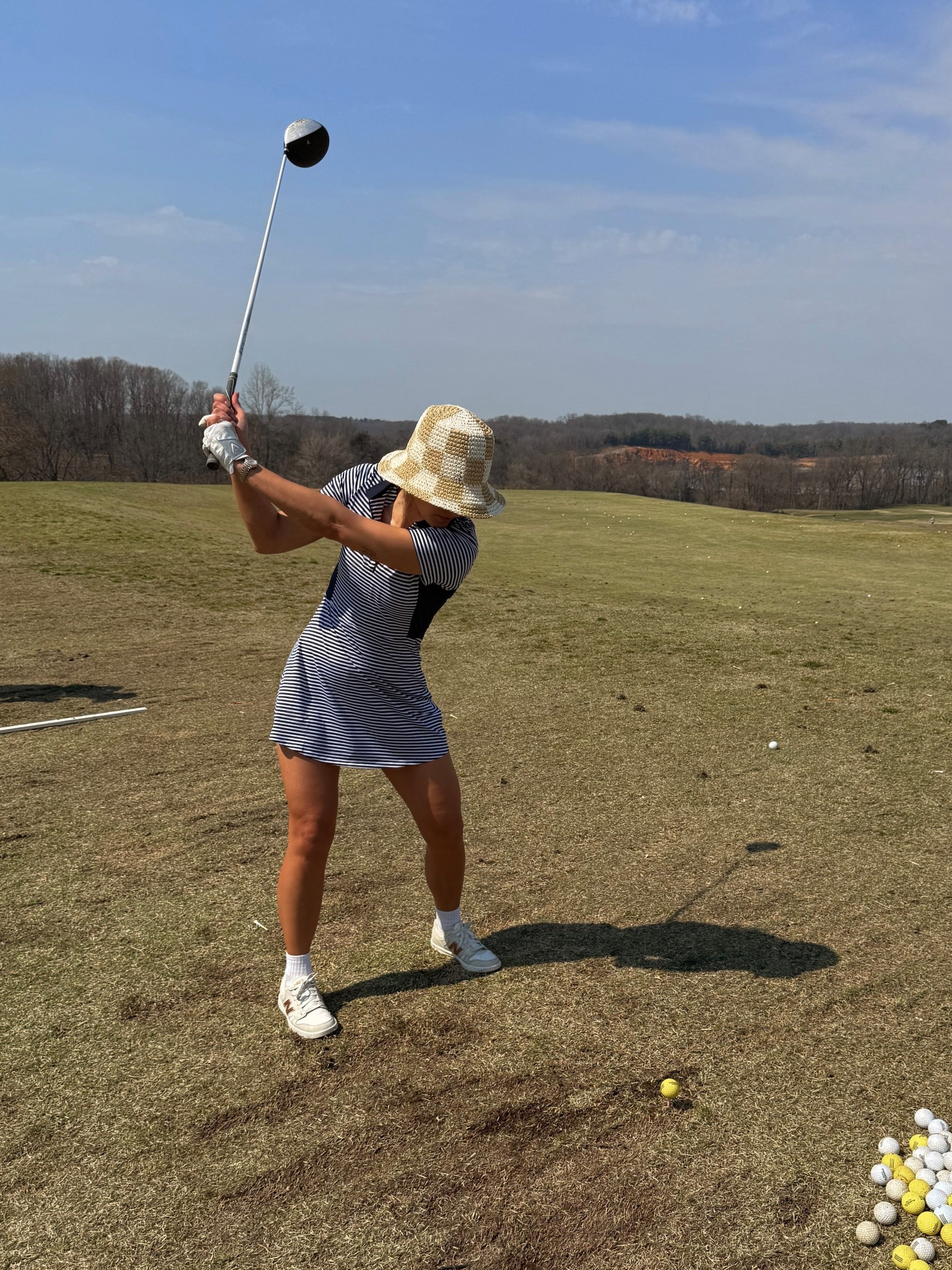 The cutest new golf dress!! 💙🤍⛳️ 

#LTKSaleAlert #LTKootd #LTKActive