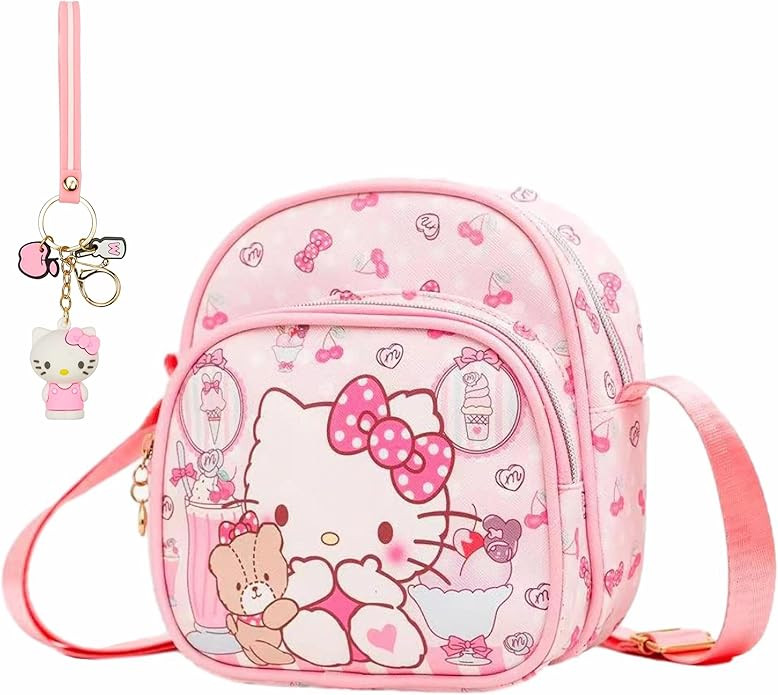 Cute Mini Crossbody Purse, Leather Messenger Shoulder Bag, Cartoon Design, A-g-e-s 3-6, 2Pcs | Amazon (US)
