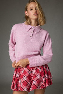 LoveShackFancy Georgeanne Bubble Mini Skirt | Anthropologie (US)