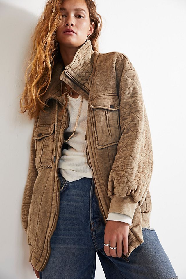 Luna Cozy Bomber Jacket | Free People (Global - UK&FR Excluded)