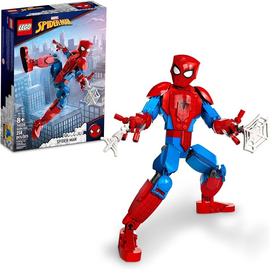LEGO Marvel Spider-Man 76226 Building Toy - Fully Articulated Action Figure, Superhero Movie Insp... | Amazon (US)