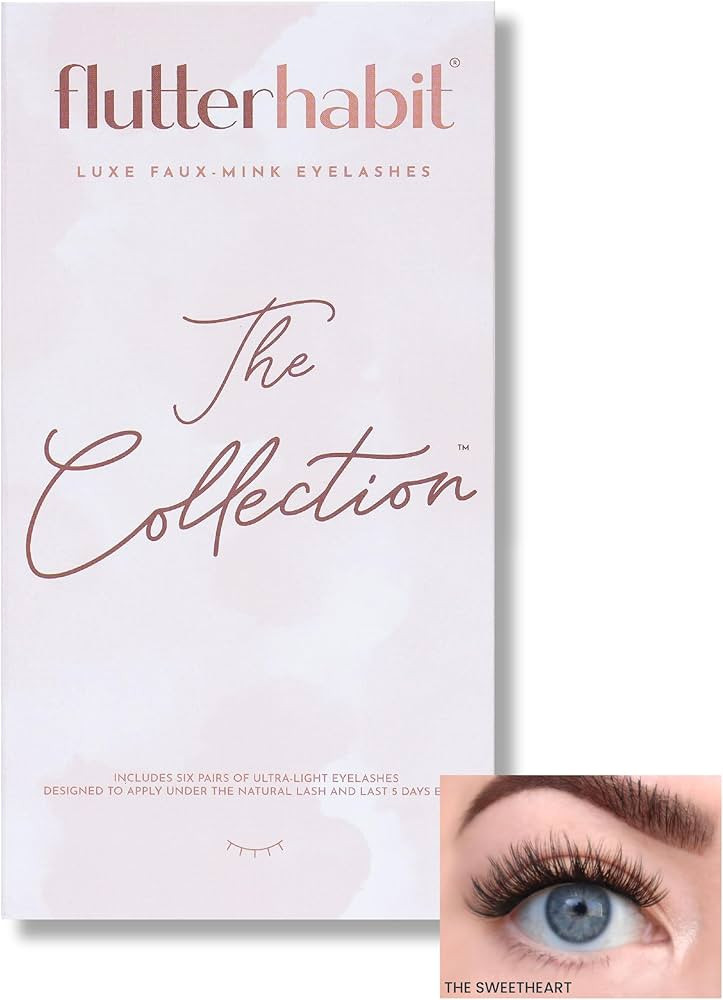 FlutterHabit Classic Collection Box, DIY Lash Extensions, Lash Clusters Kit, Up to 10 Day Wear, N... | Amazon (US)