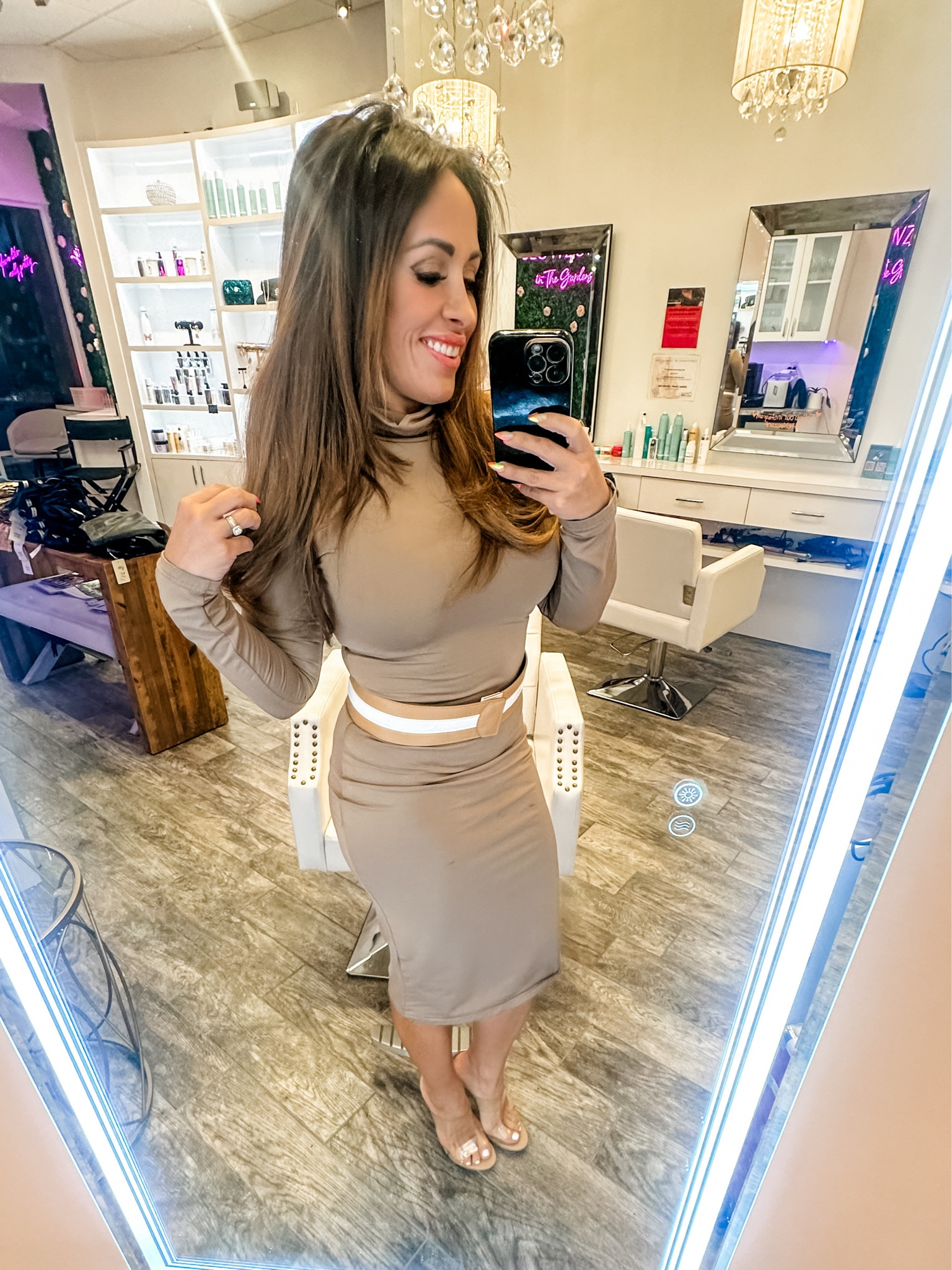 Soft Nude Dress

#LTKSeasonal #LTKfindsunder50