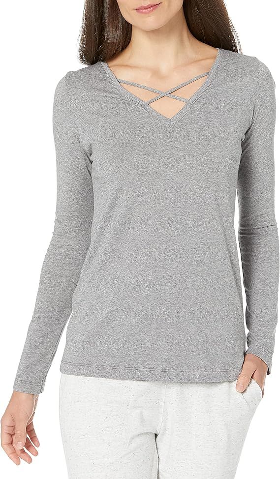 Amazon Brand - Mae Women's Loungewear Cotton Modal Opli Lounge T-Shirt, | Amazon (US)