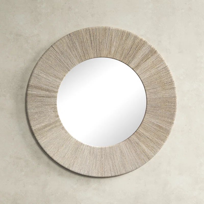 Cecil Rope Round Wall Mirror | Wayfair North America