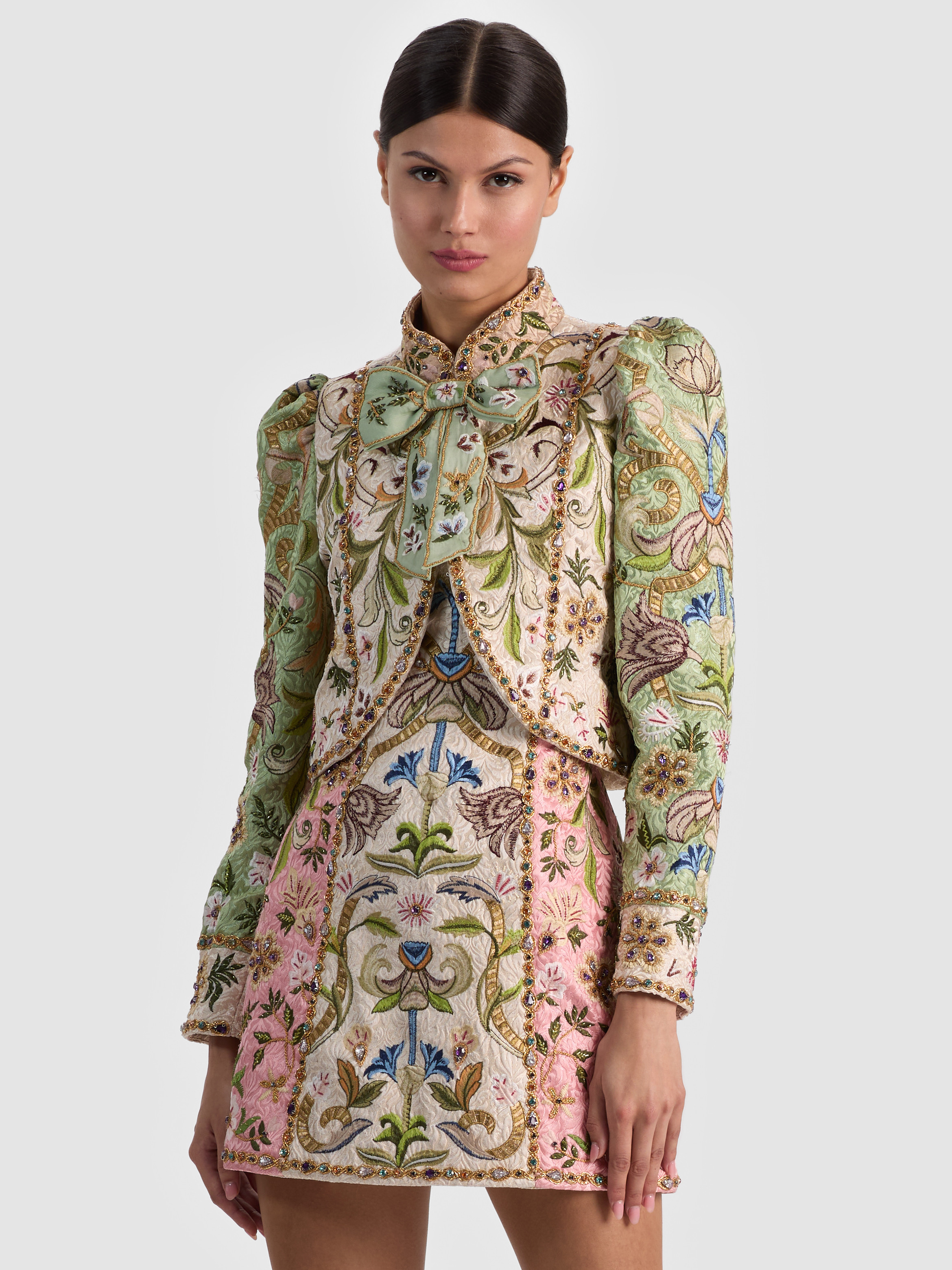 alice + olivia ILARIA EMBROIDERED JACKET | Alice + Olivia
