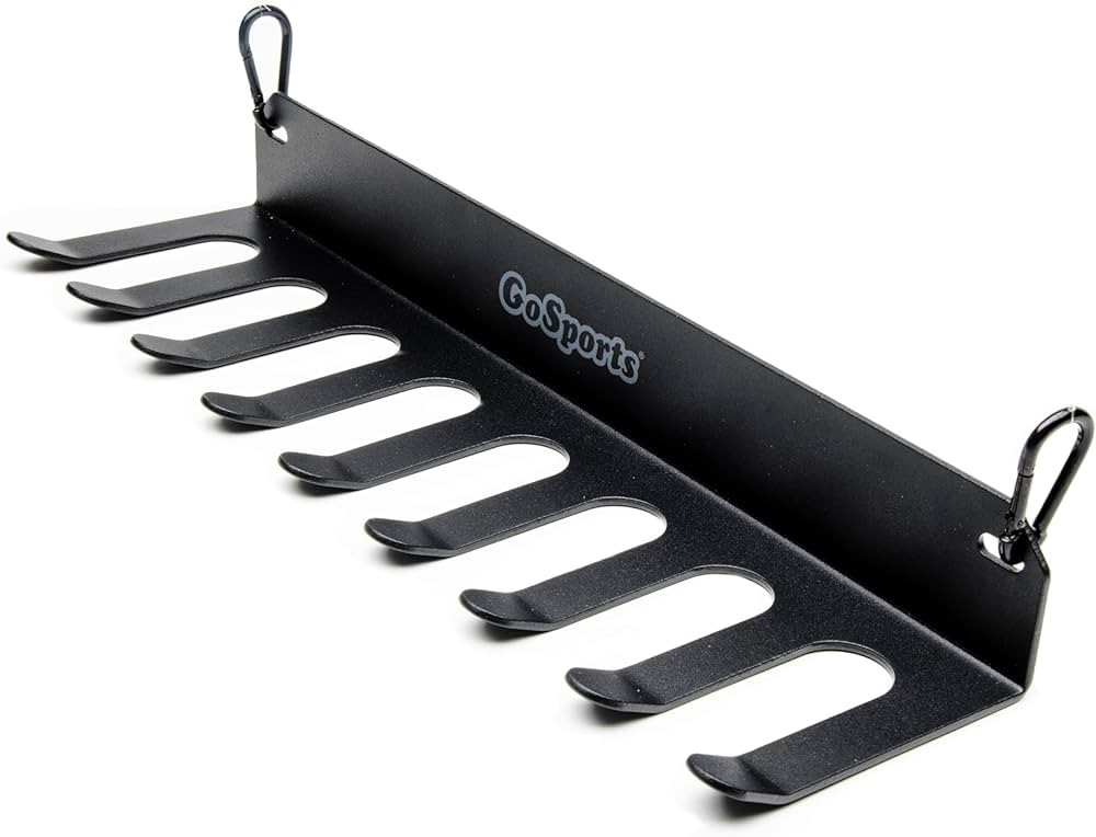 GoSports Baseball & Softball Bat Racks - Black or Red, Holds 16 Bats - Mount on Wall or Clip on D... | Amazon (US)