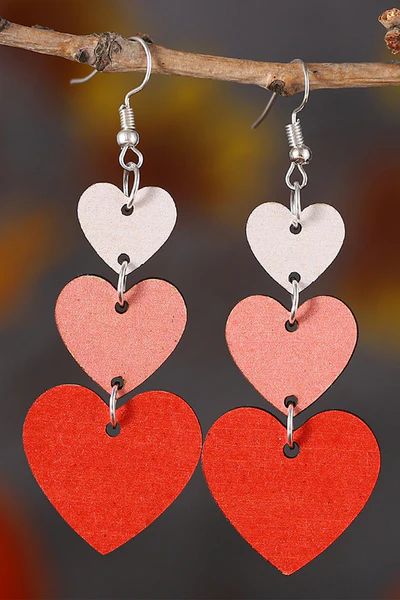 Love Heart Hook Earrings | Evaless