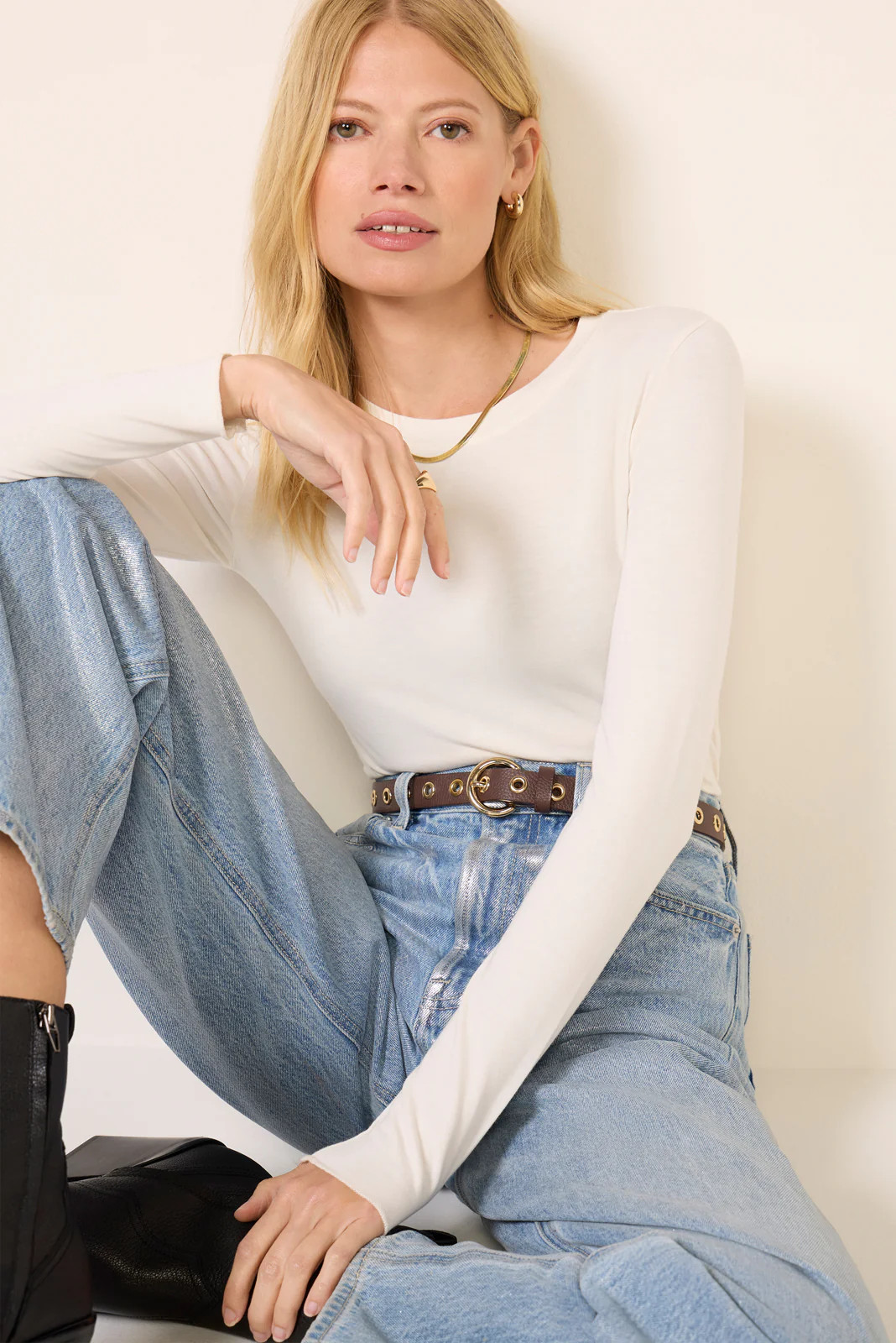 Bamboo Layering Tee | Evereve